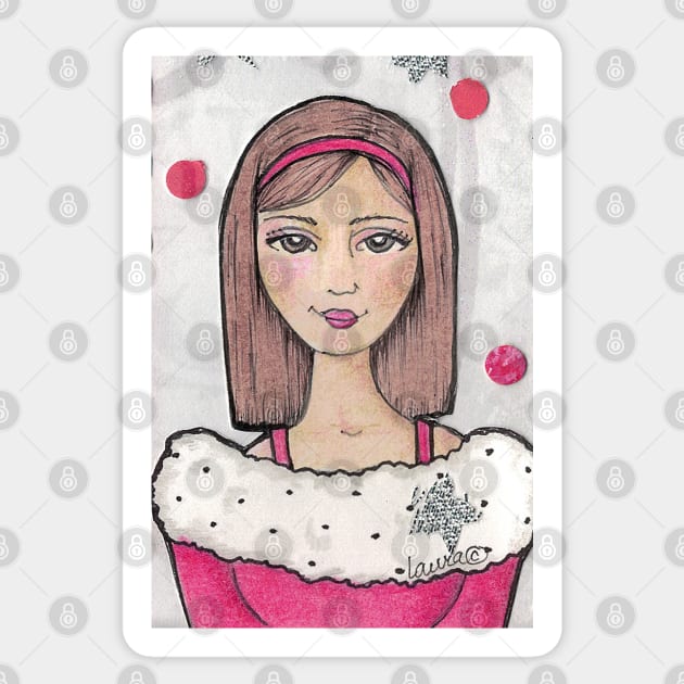 Teen Scene - Snow Girl Sticker by LauraCLeMaster